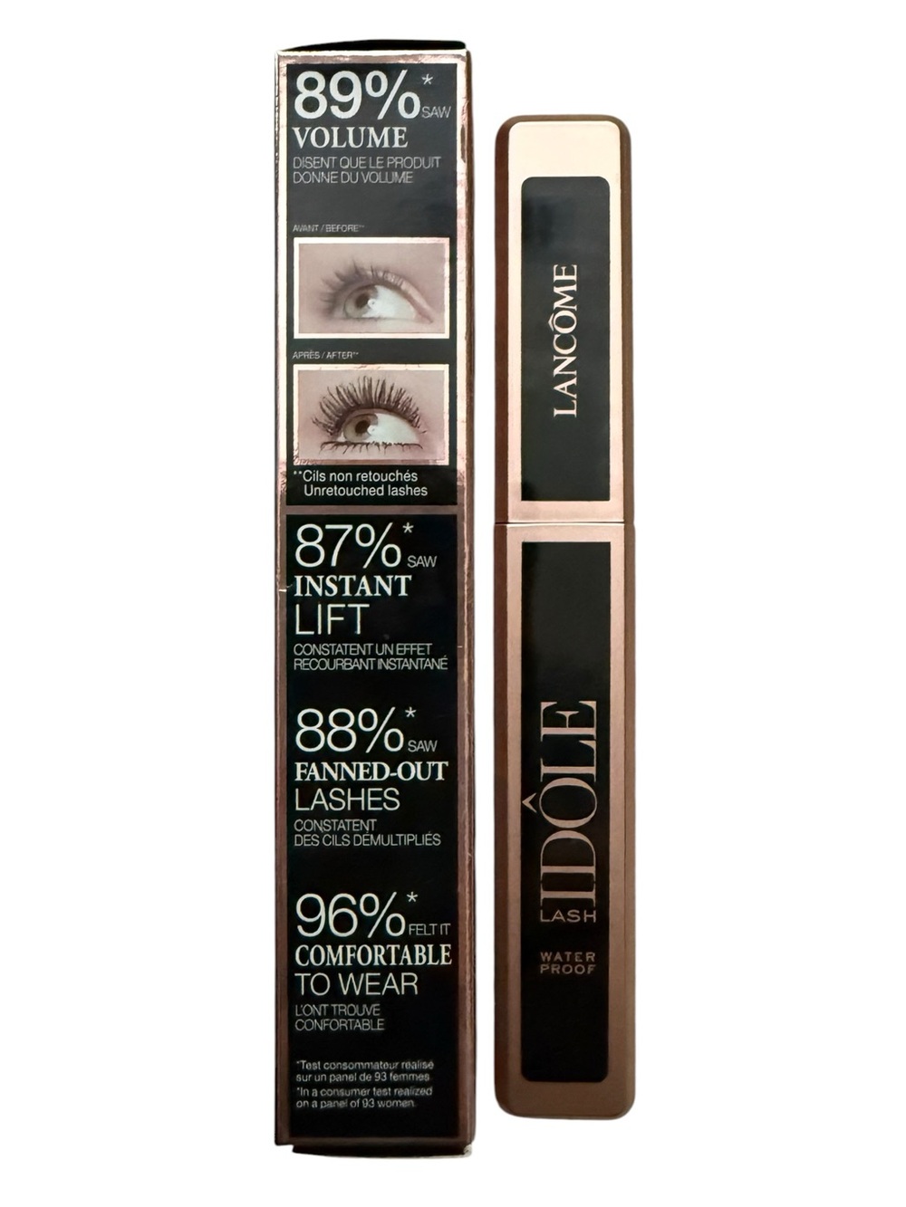 NEW Lancôme Lash Idôle Waterproof Mascara – Glossy Black Full Size 8 ml 0.27oz